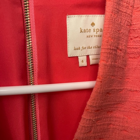 Kate Spade Gwendolyn Sheath Textured Bright Coral - Picture 3 of 3